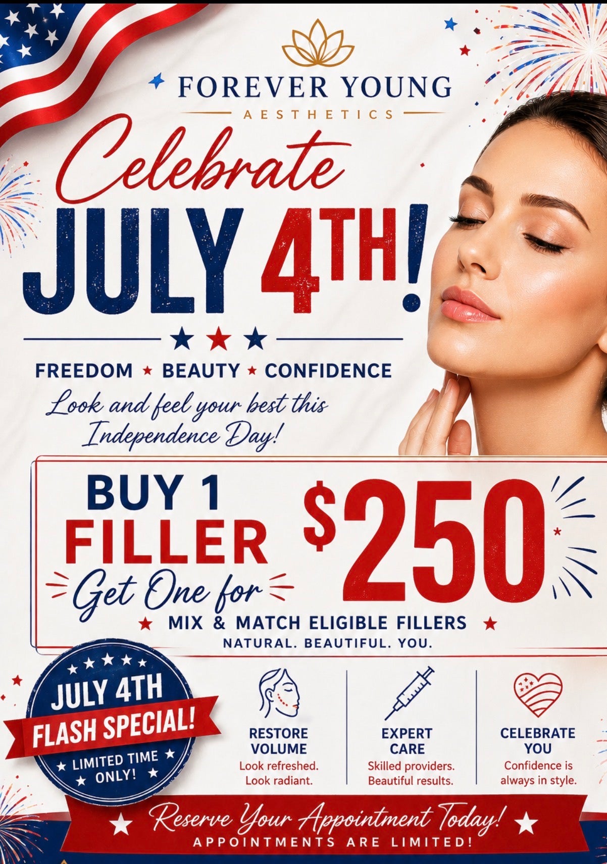 July 4 Sale! Today only
